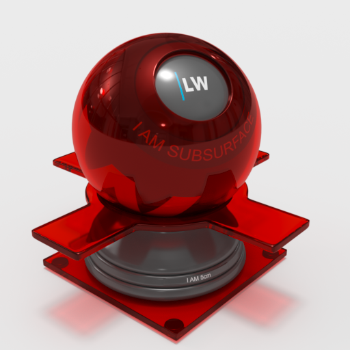 Transparent Plastic Red